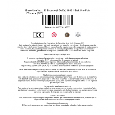 Il Était Uno Fois? L'Espace [DVD]