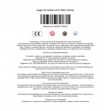 Juego de Cartas Lilo & Stitch Disney