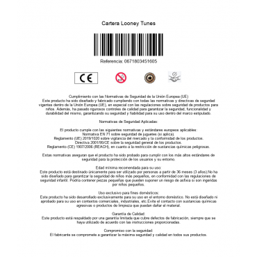 Cartera Looney Tunes