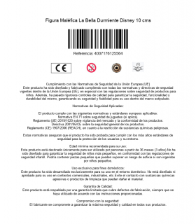 Figura Maléfica La Bella Durmiente Disney 10 cms