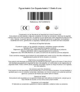 Figura Astérix Con Espada Astérix Y Obélix 6 cms