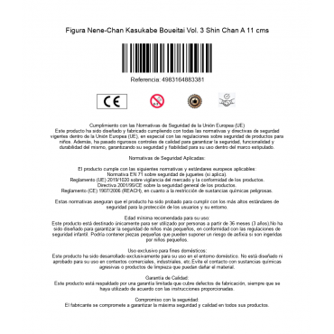 Figura Nene-Chan Kasukabe Boueitai Vol. 3 Shin Chan A 11 cms