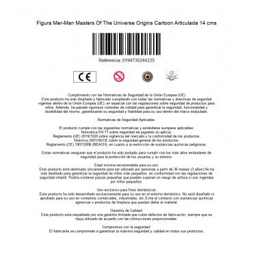 Figura Mer-Man Masters Of The Universe Origins Cartoon Articulada 14 cms