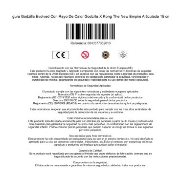 Figura Godzilla Evolved Con Rayo De Calor Godzilla X Kong The New Empire Articulada 15 cms