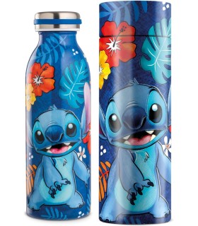 Botella Térmica con Bote Funda Stitch Lilo & Stitch Disney Acero Inoxidable 500 mls