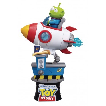 Diorama Alien En Cohete Toy Story Disney Pixar 15 cms