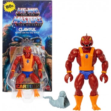 Figura Clawful He-Man and the Masters of the Universe Cartoon Collection Articulada 14 cms