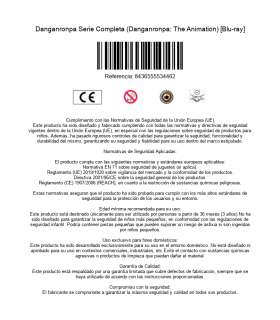 Danganronpa: The Animation [Blu-ray] (2013) Danganronpa: Kibô no Gakuen to Zetsubô no Kôkôsei - The Animation