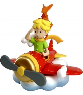 Figura El Principito Y Zorro En Avión 7,6 cms