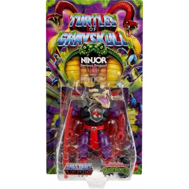 Figura Ninjor Turtles of Grayskull MOTU X TMNT Articulada 15 cms