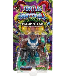 Figura Clamp Champ Turtles of Grayskull MOTU X TMNT Articulada 15 cms