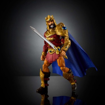 Figura King Randor Masterverse Master of the Universe New Eternia Articulada 19 cms