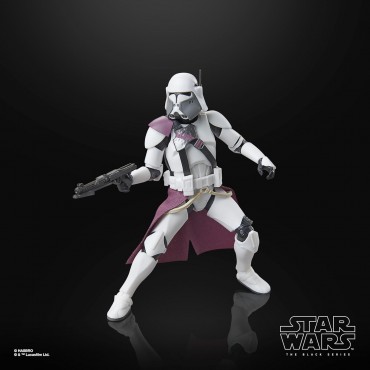 Figura Clone Commander Bacara The Black Series Star Wars: Revenge of the Sith Articulada 15 cms