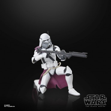 Figura Clone Commander Bacara The Black Series Star Wars: Revenge of the Sith Articulada 15 cms