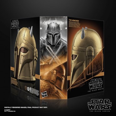 Casco Electrónico The Armorer The Black Series Premium Star Wars 1:1