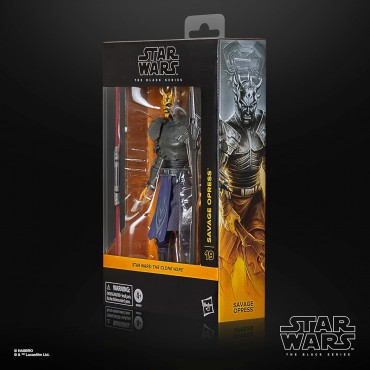 Figura Savage Opress The Black Series Star Wars: The Clone Wars Articulada 18 cms