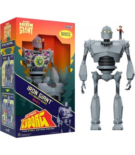 Figura El Gigante de Hierro Super Cyborg con Howarth Hughes Articulada 28 cms