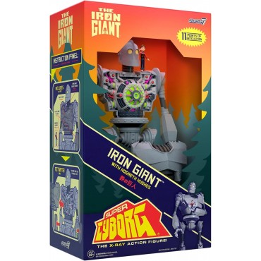 Figura El Gigante de Hierro Super Cyborg con Howarth Hughes Articulada 28 cms