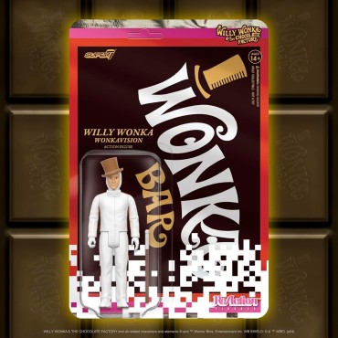 Figura Willy Wonka Wonkavision Willy Wonka Y la Fábrica De Chocolate Articulada 10 cms