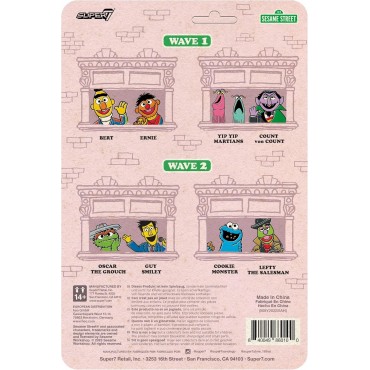 Figura Guy Smiley Sesame Street Barrio Sésamo Articulada 10 cms