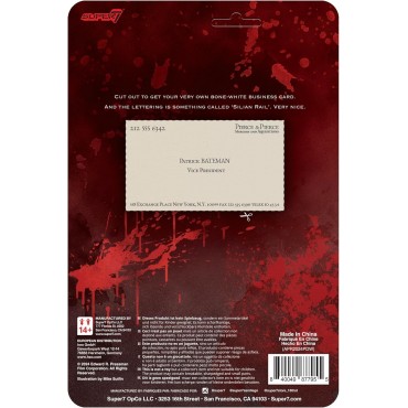 Figura Patrick Bateman Gabardina American Psycho Articulada 10 cms