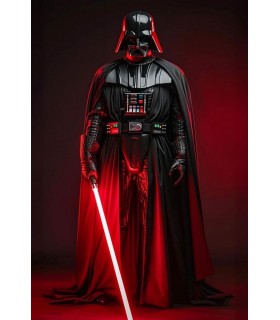 Placa Decorativa Darth Vader Star Wars Metálica Cuadro Póster HD 