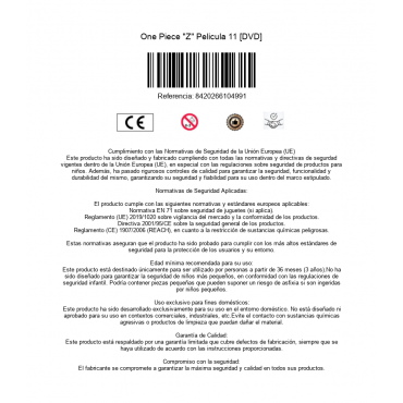 Wan Pîsu Firumu: Zetto [DVD]