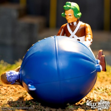 Figura Violet Beauregarde Blueberry Willy Wonka & the Chocolate Factory 10 cms