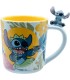 Taza 3D Stitch Hawaiano Lilo & Stitch Disney Cerámica 460 mls