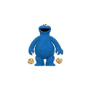 Figura Cookie Monster Monstruo de las Galletas Triki Sesame Street Barrio Sésamo Articulada 10 cm