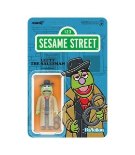 Figura Lefty The Salesman Sesame Street Barrio Sésamo Articulada 10 cm