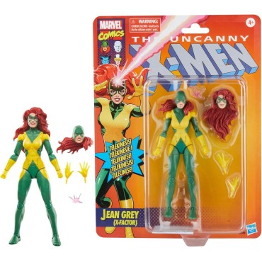 Figura Jean Grey X Factor X-Men Marvel Legends Articulada 15 cms
