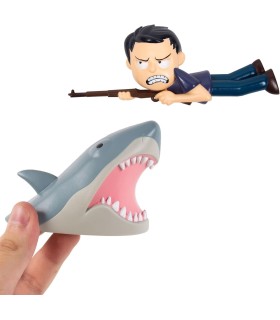 Figuras Decorativas Tiburón y Martin Brody Jaws Comic Ons 8 cms