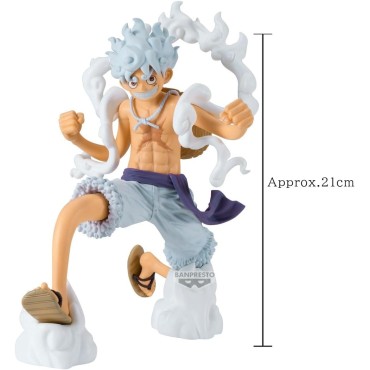 Figura Monkey D. Luffy Gear 5 Grandista One Piece 21 cms
