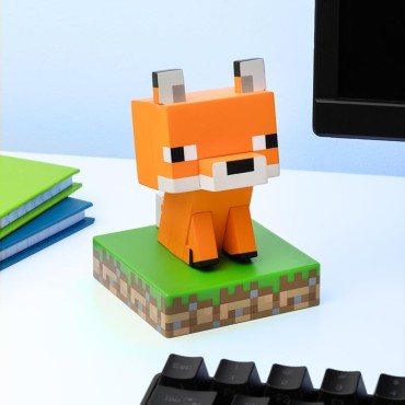 Lámpara Zorro Icons Fox Light Minecraft 11 cms