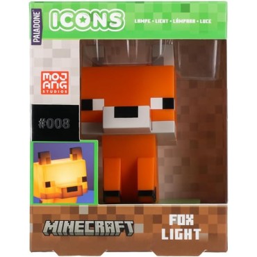 Lámpara Zorro Icons Fox Light Minecraft 11 cms