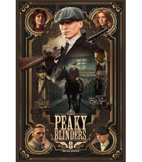 Placa Decorativa Peaky Blinders Metálica Cuadro Póster HD