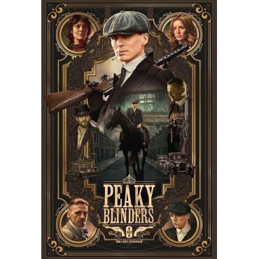 Placa Decorativa Peaky Blinders Metálica Cuadro Póster HD