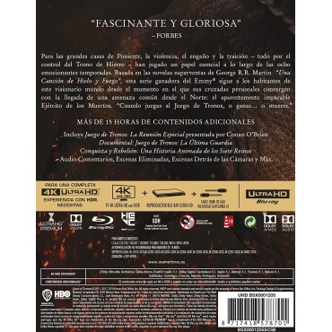 Juego de Tronos: La colección completa 4k UHD