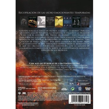 Juego De Tronos Temporada 1-8 Colección Completa [DVD]