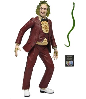 Figura Beetlejuice Red Tuxedo Articulada 18 cms
