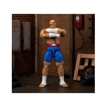 Figura Sagat Street Fighter II The Final Challengers Articulada 19 cms