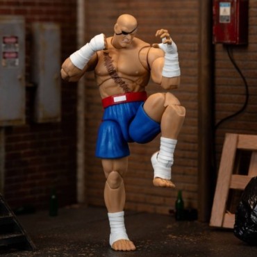 Figura Sagat Street Fighter II The Final Challengers Articulada 19 cms
