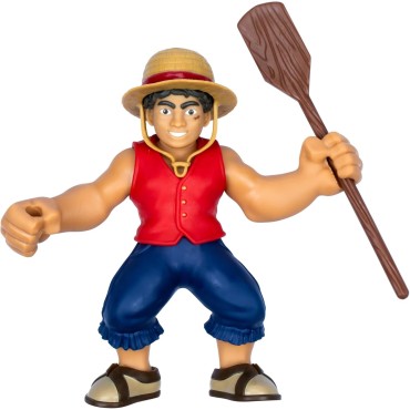 Figura Monkey D. Luffy One Piece Heroes of Goo Jit Zu Elástica 12 cms