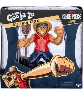 Figura Monkey D. Luffy One Piece Heroes of Goo Jit Zu Elástica 12 cms