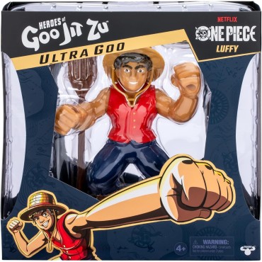 Figura Monkey D. Luffy One Piece Heroes of Goo Jit Zu Elástica 12 cms