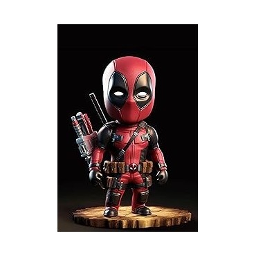 Placa Decorativa Baby Deadpool CHIBI Marvel Metálica Cuadro Póster HD
