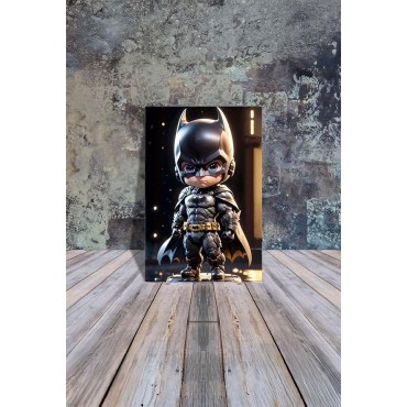 Placa Decorativa Baby Batman CHIBI DC Metálica Cuadro Póster HD