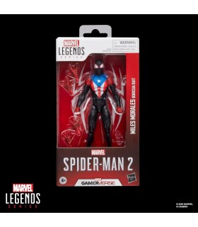 Figura Miles Morales Boricua Suit Marvel Legends Spider Man 2 Articulada 15 cms