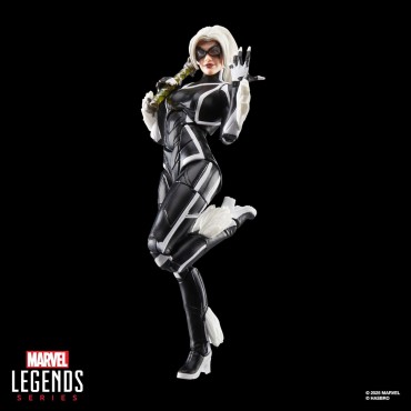 Figura Felicia Hardy Black Cat Marvel Legends Spider Man 2 Articulada 15 cms